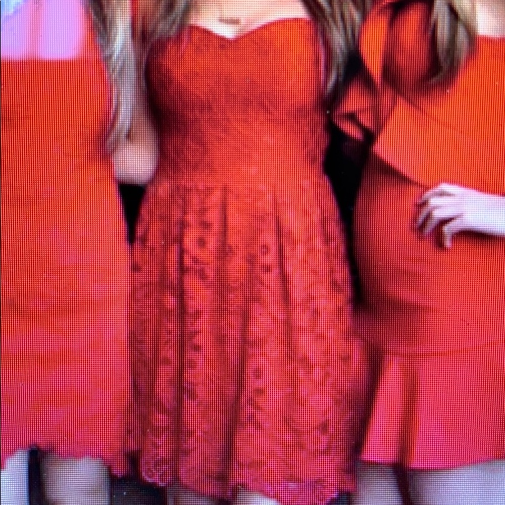 Lovers & Friends Strapless Lace Dress